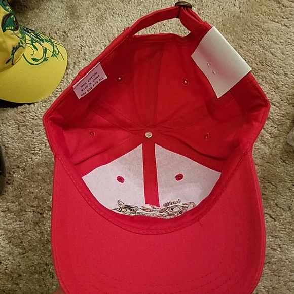 The Fox's Den Red Adjustable Cap - Picture 4 of 5
